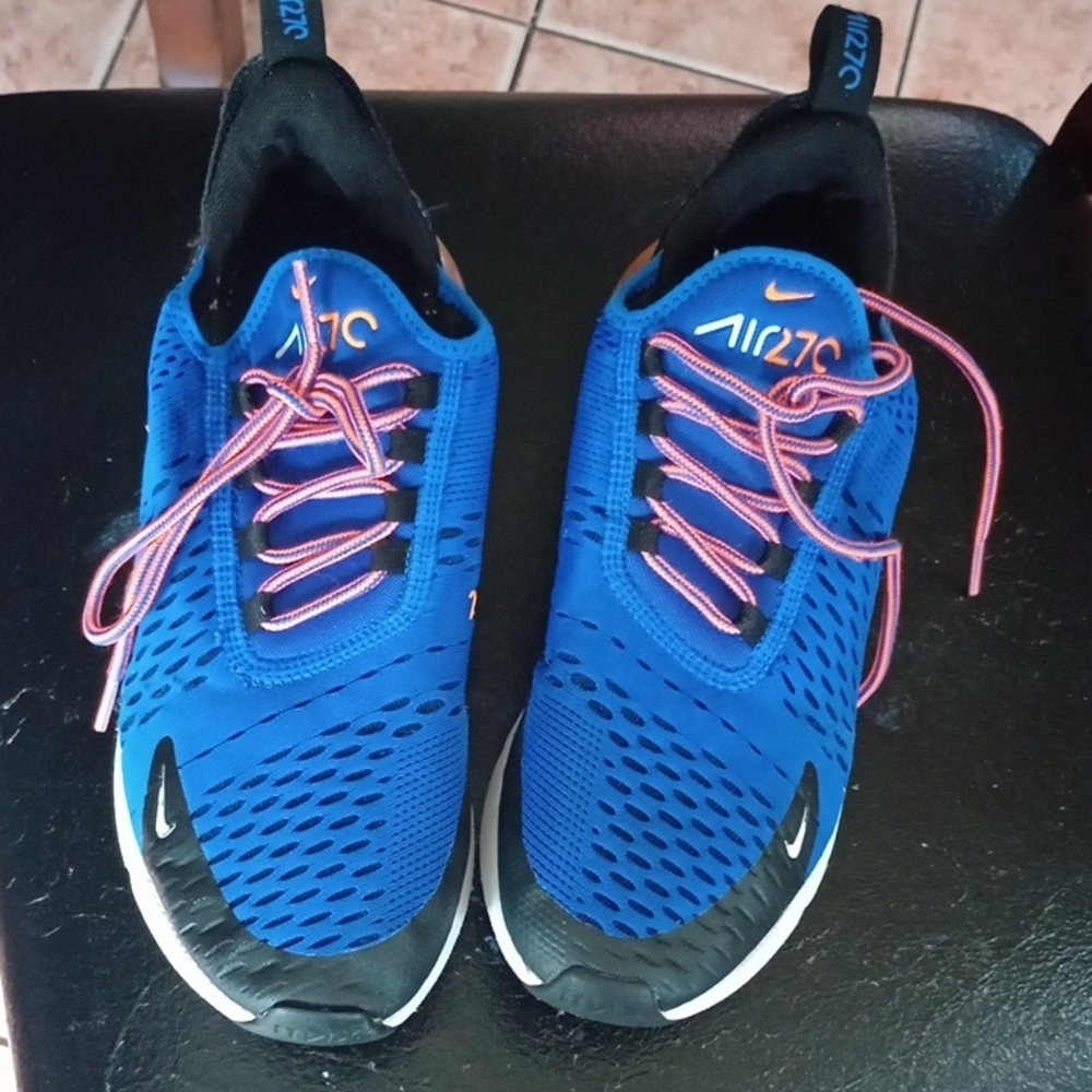 Youth Nike Air Max 270 Racer Blue  Sneakers size 6.5Y